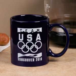  2010 Winter Olympics Team USA Navy Blue Classic Ceramic 