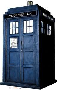 Dr WHO TARDIS TIME MACHINE Lifesize Cardboard Standup  
