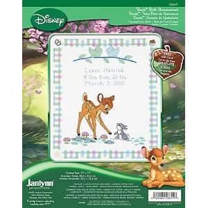  Disney Bambi Sampler Counted Cross Stitch Kit: Arts 