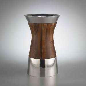  Nambe Column Vase, 11 Inch by 6 3/4 Inch