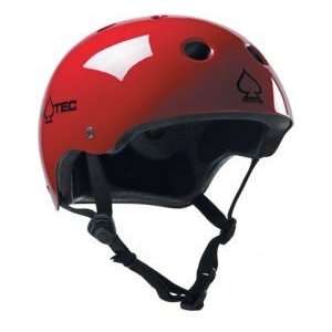  Pro Tec Classic red CPSC helmet