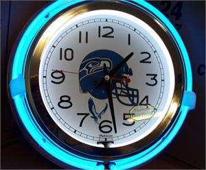 New Seattle Seahawks Neon Wall Clock NIB  