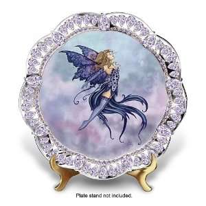  Amy Brown Night Fairy Fantasy Art Collector Plate: Imagine 