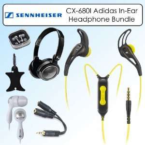  Sennheiser CX 680I Adidas Sports In Ear Headphones Bundle 