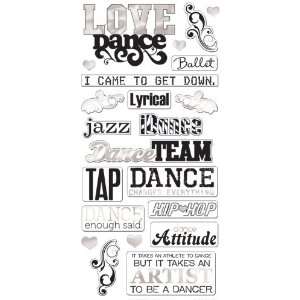   Dance Collection   Chipboard Stickers   Love Dance Arts, Crafts