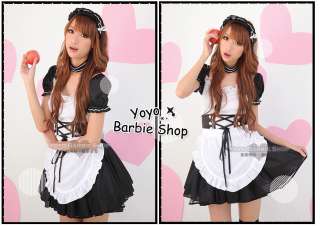   PARTY JAPANESE SEXY MAID COSPLAY COSTUME SEXY HOUSEKEEPER  