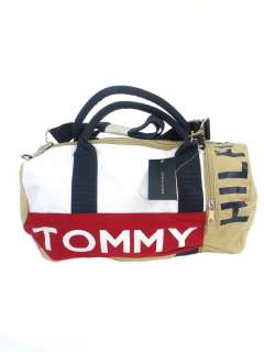   HILFIGER MINI DUFFLE BAG, GYM or TRAVEL BAG, ALL COLORS AVAILABLE