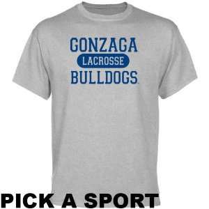Gonzaga Bulldogs Ash Custom Sport T shirt