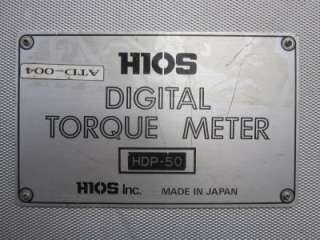 HIOS HDP 50 Digital Torque Meter  