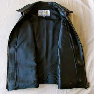   Vintage LVC x Aero 70s Horsehide Leather Jacket Scorched Up, Sz. M