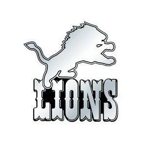  Detroit Lions Silver Auto Emblem: Automotive
