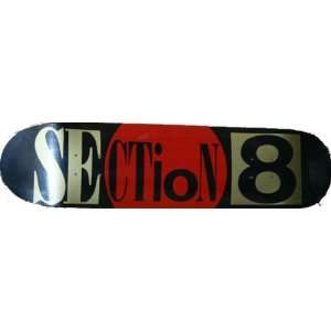  Skateboard Decks SECTION 8 DECK OG LOGO 8.0 Sports 