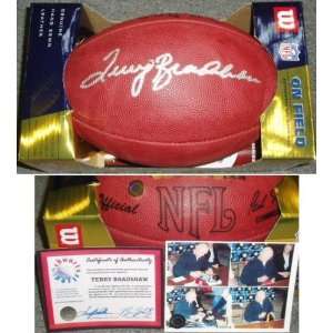    Terry Bradshaw Signed Wilson NFL Game Football: Sports & Outdoors