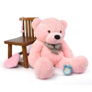  Lady Cuddles Super Soft Huggable Pink Teddy Bear 46in 
