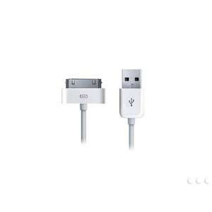  Cellet White USB Data Cable For Apple iPhones, iPods, and 