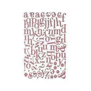   Chipboard Glitter Letters Pink Scrapbook Arts, Crafts & Sewing