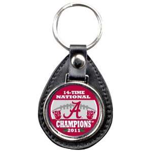   2011 BCS National Champions Leather Key Fob   (): Sports & Outdoors