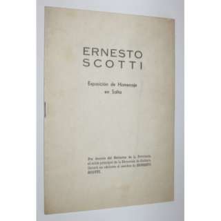  Exposición Homenaje a Ernesto Scotti (Pintor Argentino 