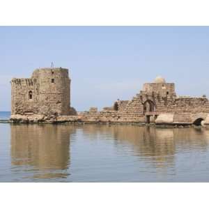  Crusader Sea Castle, Sidon, Lebanon, Middle East 