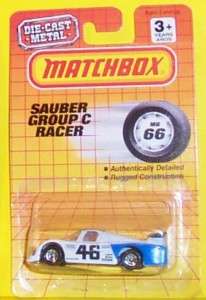 MATCHBOX 1990 SAUBER GROUP C RACER MB66  