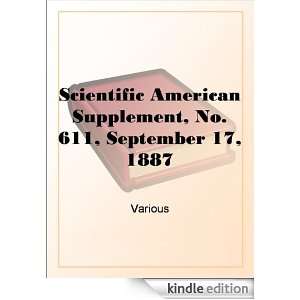 Scientific American Supplement, No. 611, September 17, 1887: Various 