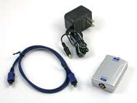 The package includes the 09770RPO device itself, TOSLink optical cable 