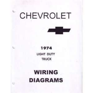   1974 CHEVROLET TRUCK Wiring Diagrams Schematics: Automotive