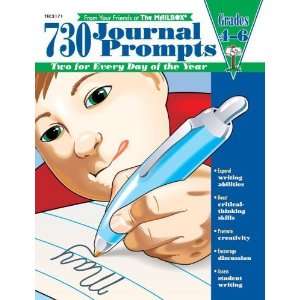  730 Journal Prompts Grades 4 6 Mailbox [Paperback] The 