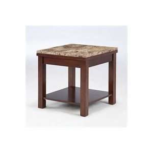  POWELL   Stonegate Aged Brown Cherry End Table without 