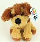 Curto Toy Co. Plush Brown Puppy Dog Stuffed Lovey Toy