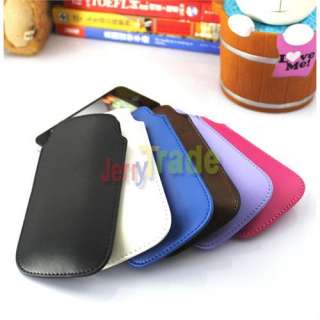 Leather Skin Case Pouch for iTouch iPod iPhone 4G 3G S  