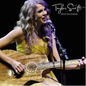  Taylor Swift 2012 Wall Calendar 12 X 12