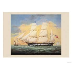  St. Marys Entering the Harbour of Mobile Giclee Poster 