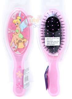 Disney Tinker Bell Hair Brush Comb  Compack Size Pink  
