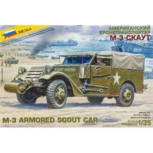   M3 Armoured Scout Car w/Canvas (Plastic Model Vehicle): Toys & Games