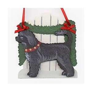  Portugese Water Dog Wooden Christmas Ornament: Home 