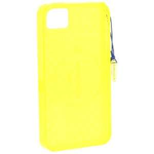  Juicy Couture Jelly iPhone 4 Case Yellow: Cell Phones 
