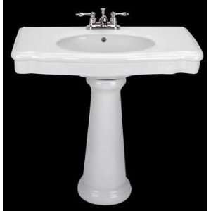   Vitreous China, Darbyshire Pedestal Sink, white: Home Improvement