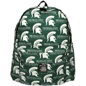  Michigan State Spartans Green Backpack: Sports & Outdoors