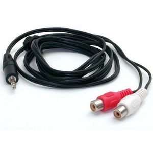 StarTech RCA Audio Cable. 6FT STEREO AUDIO CABLE 3.5MM MALE TO 2X RCA 