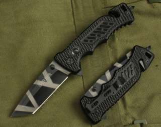 GERBER Black Steel Saber Folding Knife 53  