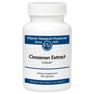  Cinnamon Extract, CinSulin 180 capsules Health & Personal 