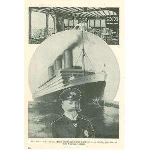  1912 German Atlantic Liner Imperator Capt Hans Ruser 