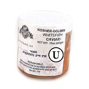  American Golden Whitefish Caviar Kosher   16 oz/454 gr 