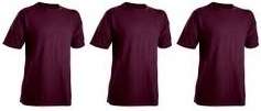 NEW Russell Athletic Mens T Shirts Maroon 3 pieces All sizes 64030MK 