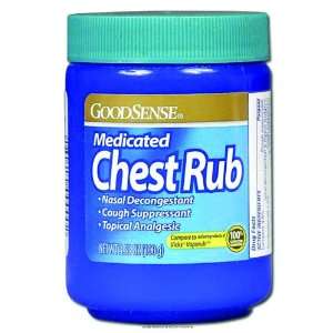  Good Sense Medicated Chest Rub, Medicated Vapor Rub 3.5 oz 