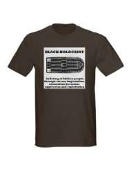 Black Holocaust African american Dark T Shirt by CafePress