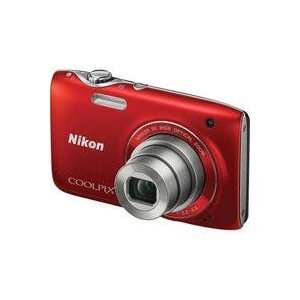  Nikon Coolpix S3100 Digital Camera, Red   Refurbished by 