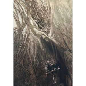 Hand Made Oil Reproduction   Arthur Rackham   24 x 34 inches   The 