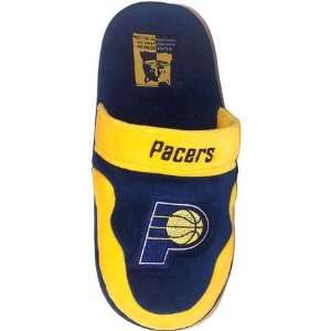  Indiana Pacers NBA Slip On Slippers Small: Sports 